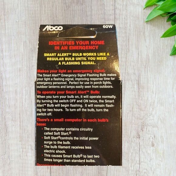 Abco Safety Smart Alert Lightbulb 60watts - Picture 4 of 7